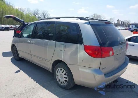 2007 Toyota Sienna Le из США, поврежденный, VIN 5TDZK23C87S013010